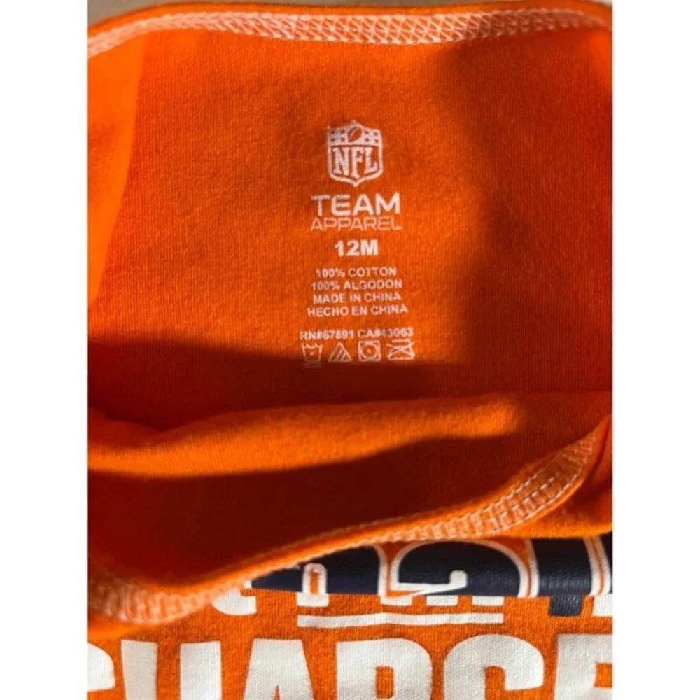 NFL Denver Broncos Baby 12M Orange‎ White 
